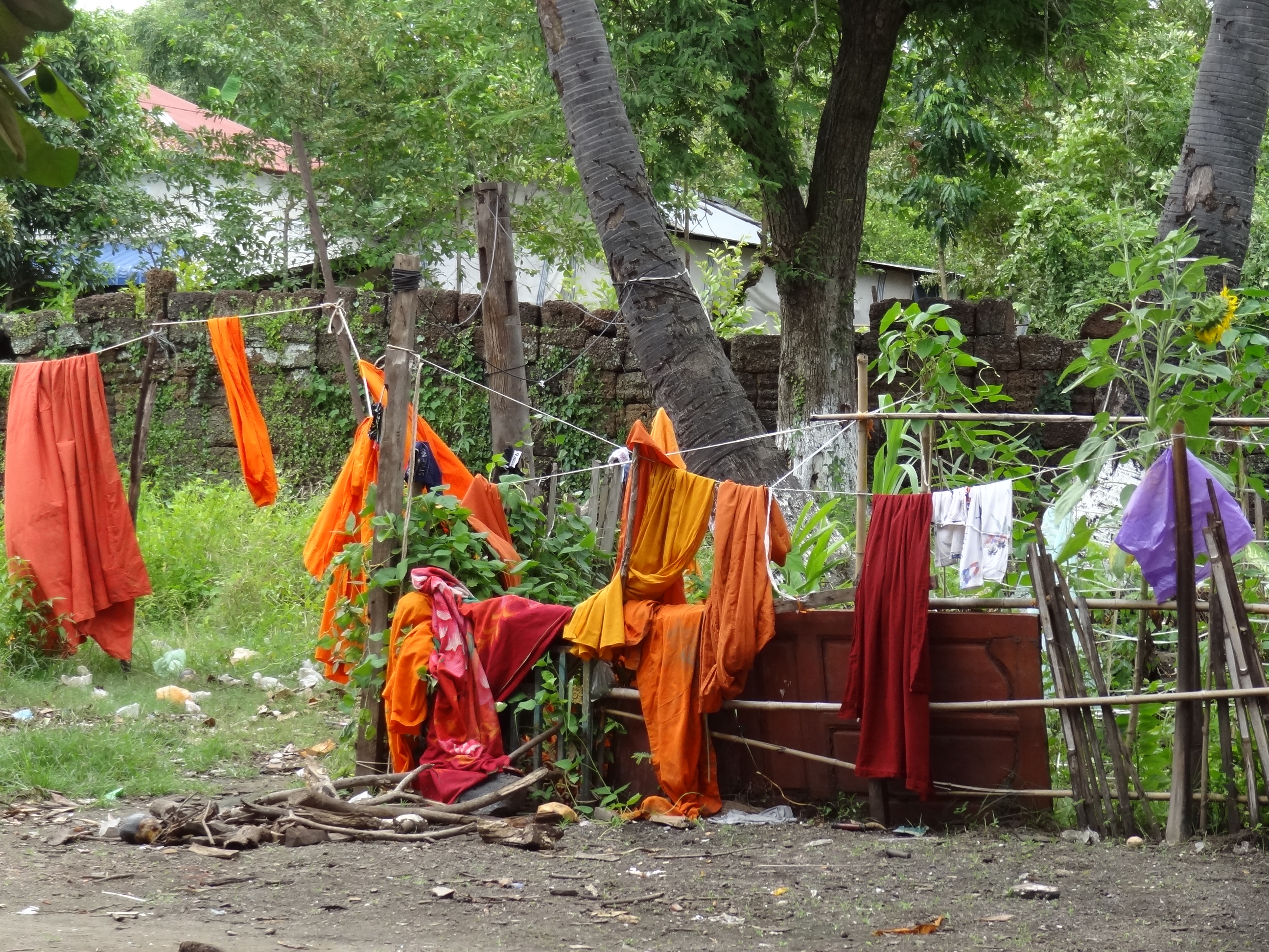 Cambodia Monks clothes
