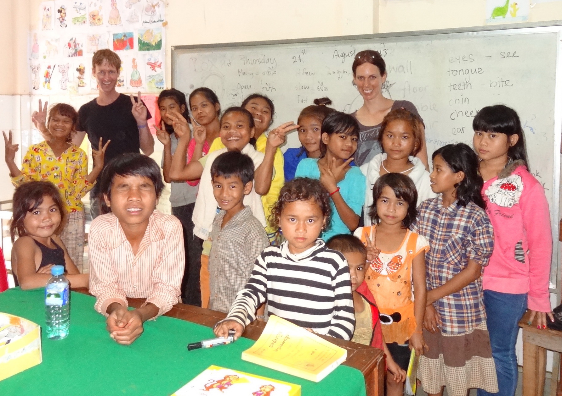 Cambodia Orphanage Class
